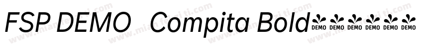 FSP DEMO   Compita Bold字体转换